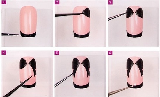 Các bản vẽ đơn giản trên móng tay với sơn bóng, sơn gel, kim, sơn acrylic, bột. Làm móng tay thời trang từng bước tại nhà