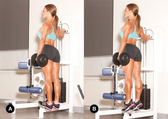 Cách giảm béo bắp chân cho bạn gái khối lượng. Bài tập hiệu quả