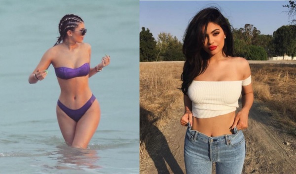 Kylie Jenner trước và sau khi phẫu thuật thẩm mỹ: ảnh không trang điểm, photoshop, mặc áo tắm, khi mang bầu. Bao nhiêu tuổi, chiều cao, các thông số, tiểu sử