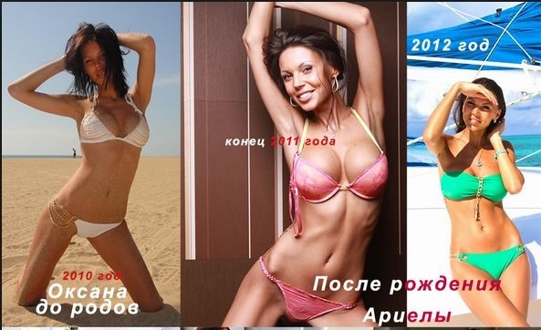 Oksana Samoilova vor und nach der plastischen Chirurgie: Foto in seiner Jugend vor der Operation, Größe, Gewicht, Tätowierung, Figurenparameter