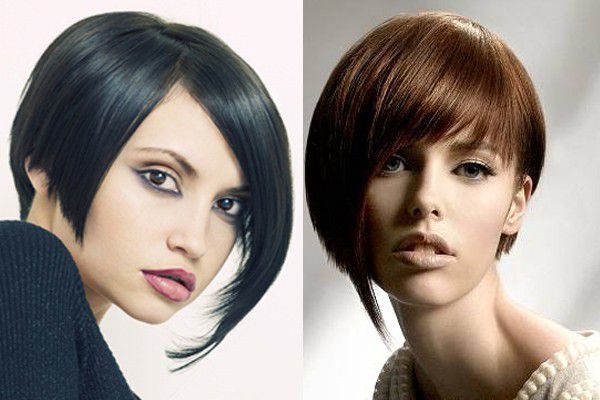 Cắt tóc bob dài không để tóc mái. Ảnh trước và sau, tùy chọn kiểu tóc