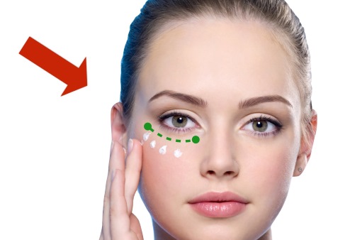 Pomada Alívio de rugas sob os olhos, ao redor. Como ajuda, instruções de uso para o rosto