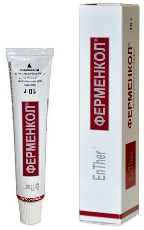 เจล Dermatix คำแนะนำองค์ประกอบราคาอะนาล็อก ขี้ผึ้งที่ดีกว่า Kontraktubeks, Kelokot, Mapiform, Fermenkol