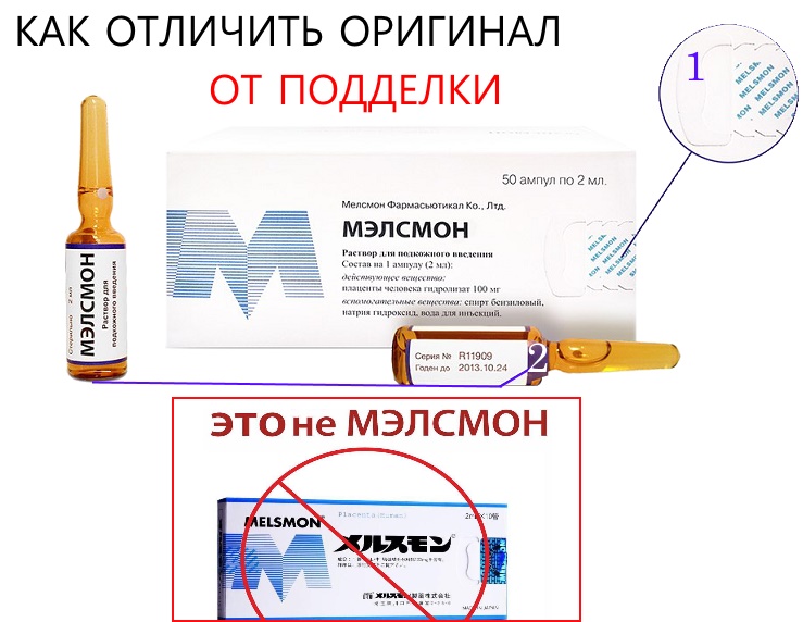 Melsmon là một loại thuốc nhau thai trong thẩm mỹ. Ảnh, hướng dẫn, công dụng, cách châm, tác dụng đối với gan, giá cả, tương tự