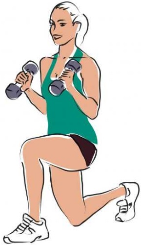 Exercícios de força para mulheres. Programa de emagrecimento em casa