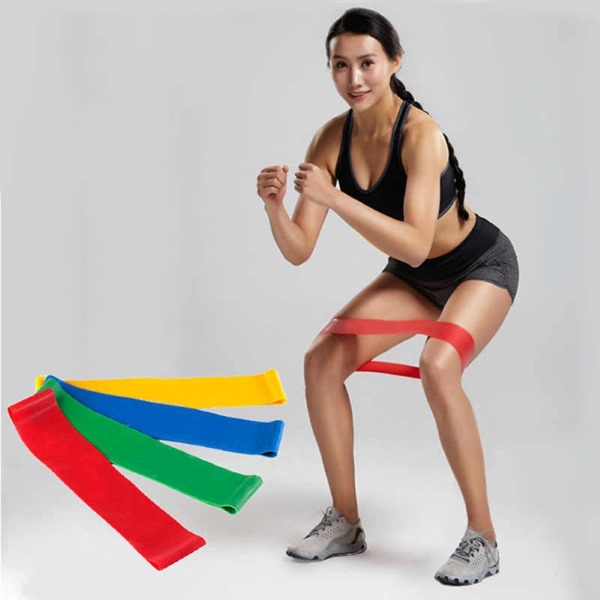 Latihan dengan getah elastik tape tape, expander, lateks, mini, silikon