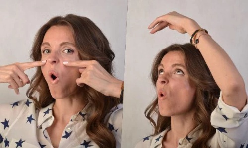 Facelift para o rosto. Exercícios eficazes, técnicas anti-inchaço, para apertar o oval, antes e depois das fotos