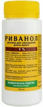 Rivanol zur Haarentfernung. Gebrauchsanweisung, Preis, Analoga, Testberichte