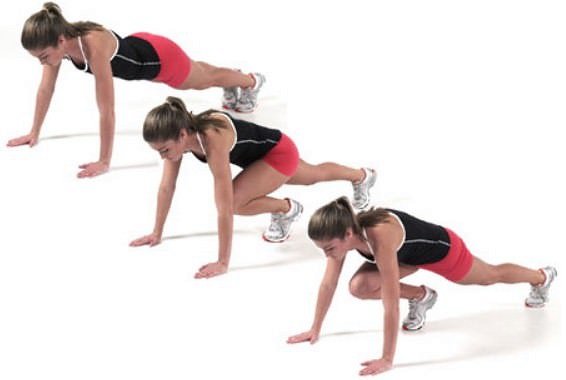 Latihan untuk daya tahan dan kekuatan untuk kaki, lengan, pernafasan