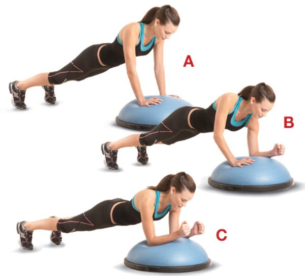 تدريب BOSU (BOSU). ما هو في اللياقة والاستفادة