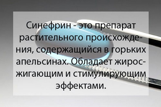 Синефрин (Синефрин) за губитак тежине. Упутства за употребу, прегледи