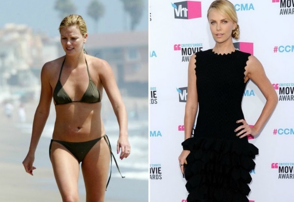Charlize Theron. Foto pada masa mudanya, tanpa solek, dengan pakaian renang, sebelum dan selepas pembedahan plastik, biografi, kehidupan peribadi