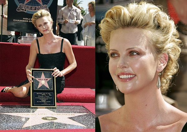 Charlize Theron. Foto pada masa mudanya, tanpa solek, dengan pakaian renang, sebelum dan selepas pembedahan plastik, biografi, kehidupan peribadi