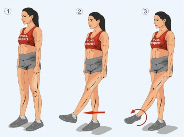 Latihan untuk bahagian bawah pantat di rumah, di gim dengan dumbbells, tali elastik