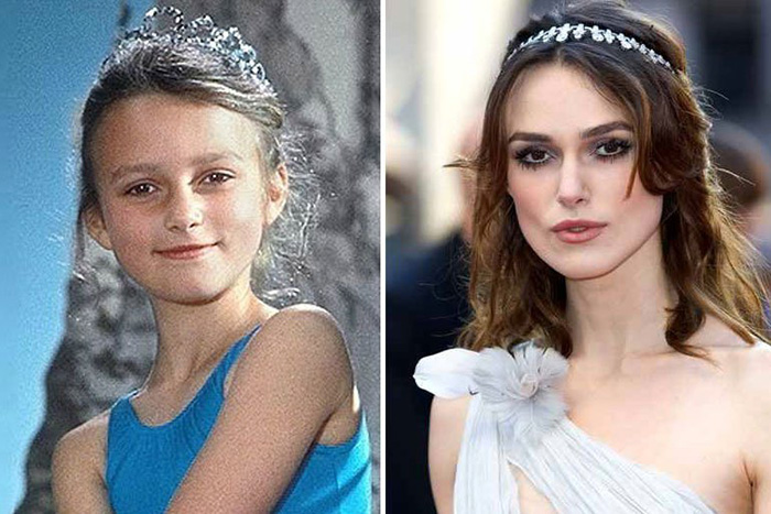 Keira Knightley. Foto wahyu, panas, sebelum dan selepas plastik