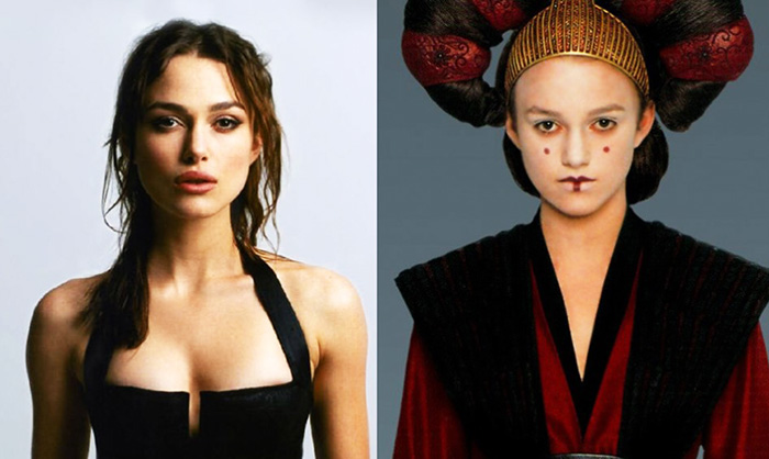 Keira Knightley. Foto wahyu, panas, sebelum dan selepas plastik