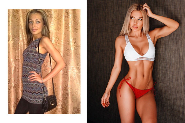 Ekaterina Usmanova. Hình ảnh trước và sau khi thể thao, nhựa, tiểu sử