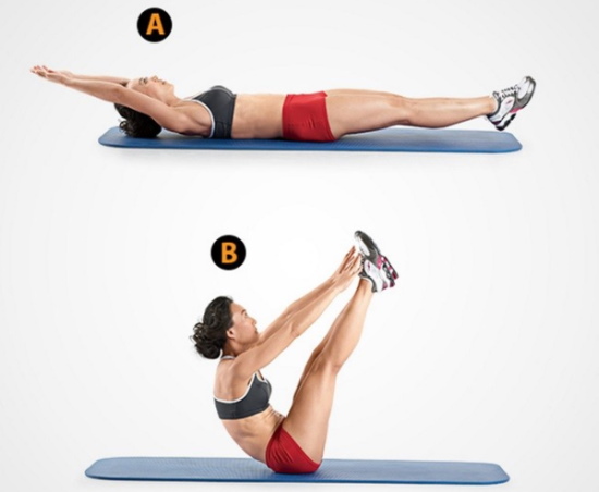 Levantando o corpo na prensa, deitado de costas, um banco inclinado com fixação das pernas, kettlebell, peso. Quais músculos trabalham