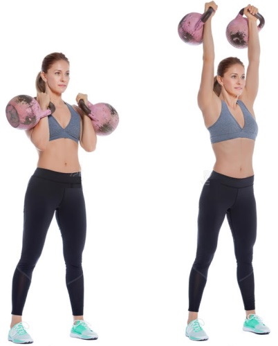 แบบฝึกหัดกับ kettlebells คอมเพล็กซ์พื้นฐานสำหรับผู้เริ่มต้น
