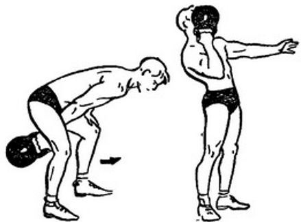 แบบฝึกหัดกับ kettlebells คอมเพล็กซ์พื้นฐานสำหรับผู้เริ่มต้น